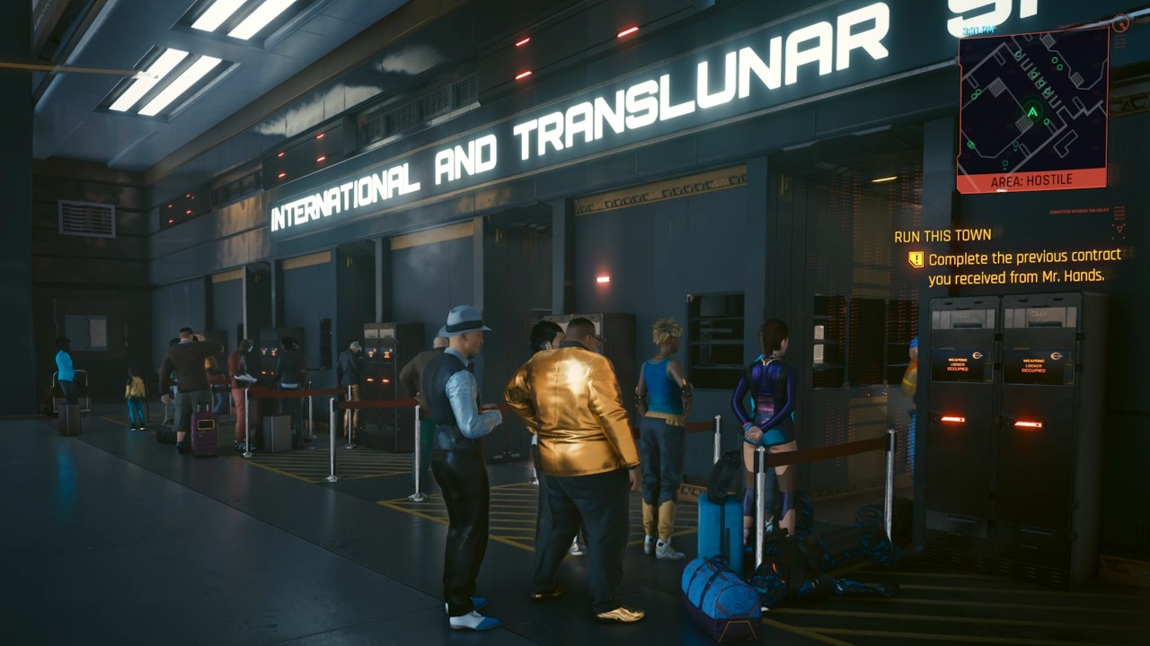 Cyberpunk 2077: inside Orbital Air NCX after NUSA fight - Phantom Liberty