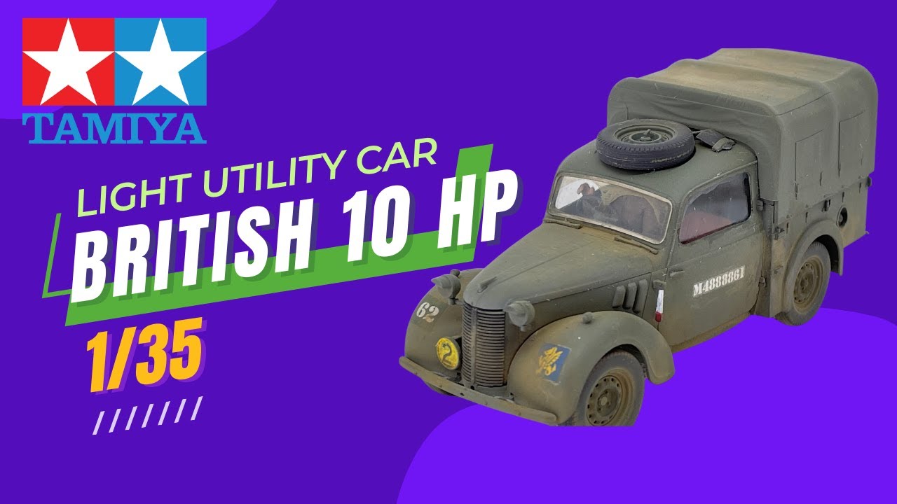MAQUETA TAMIYA - BRITISH LIGHT UTIILITY CAR 10HP | ESCALA 