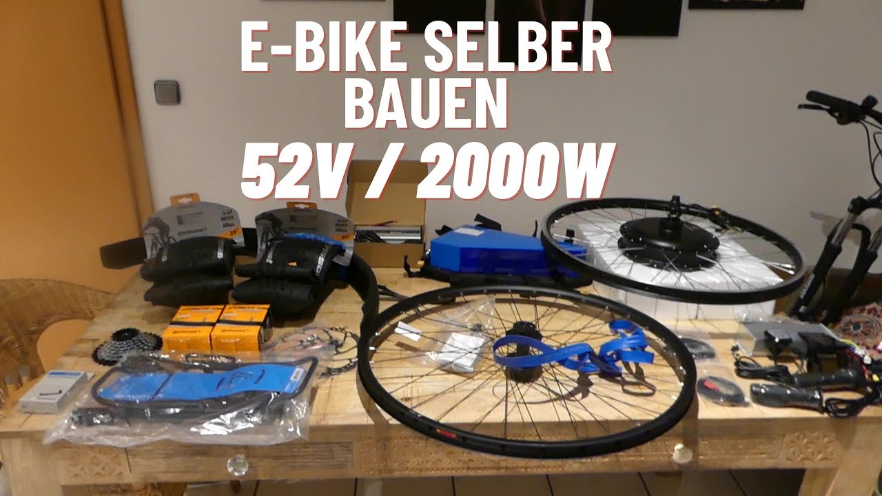 2000w 52v E-Bike Umbau DIY, Teil 1