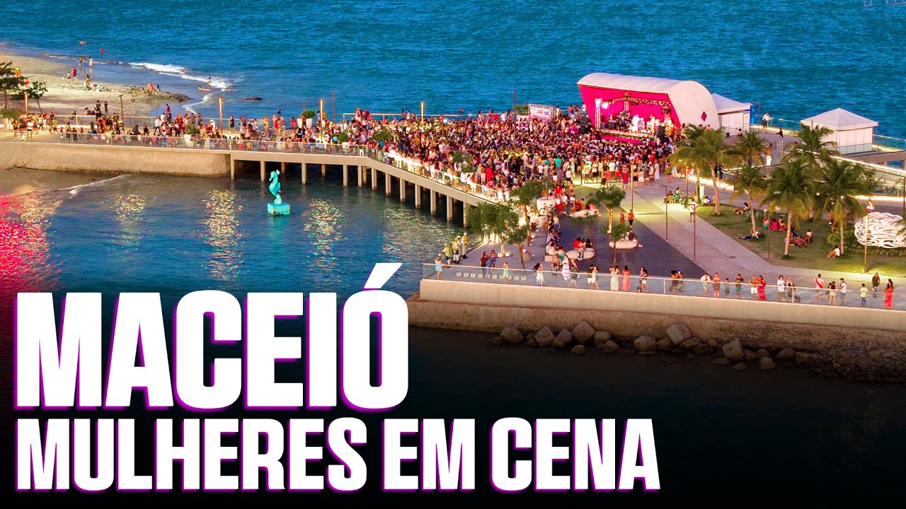 Maceió | Dia da Mulher - Mulheres em Cena | Alagoas no Ar | Imagens Drone 4k