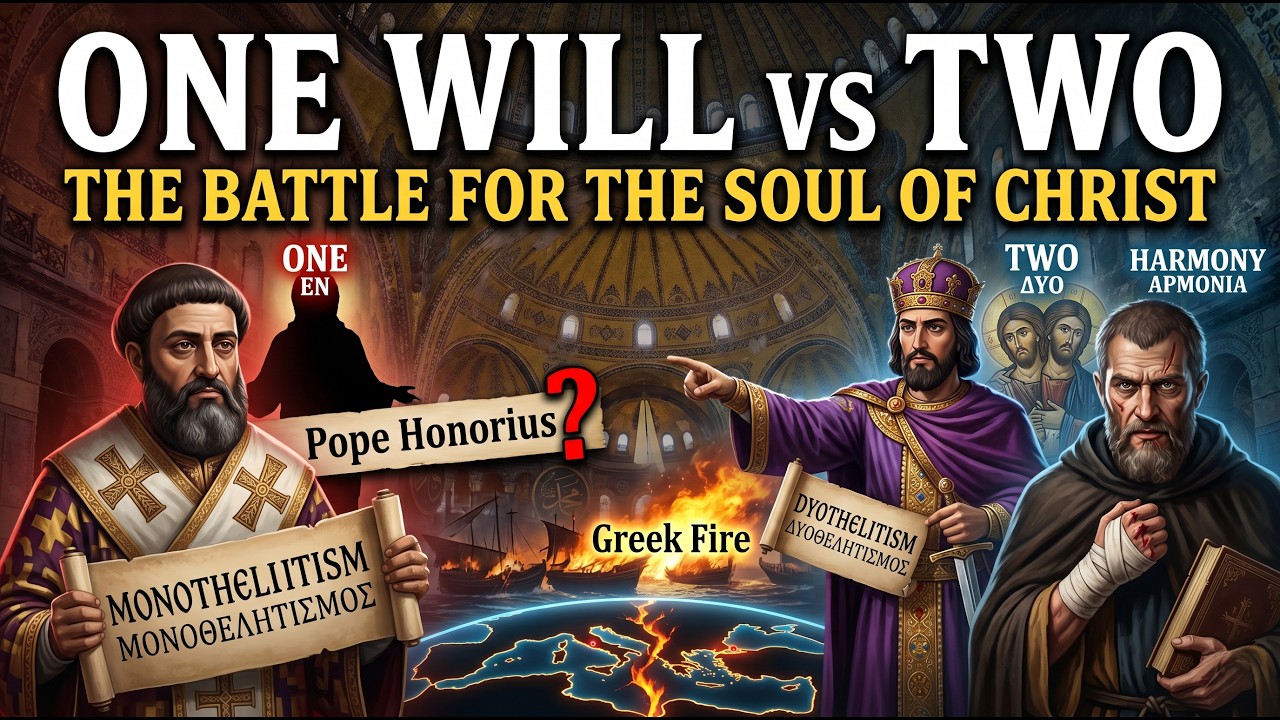 ONE WILL vs  TWO  The 6th Ecumenical Council & The Crisis of Monothelitism