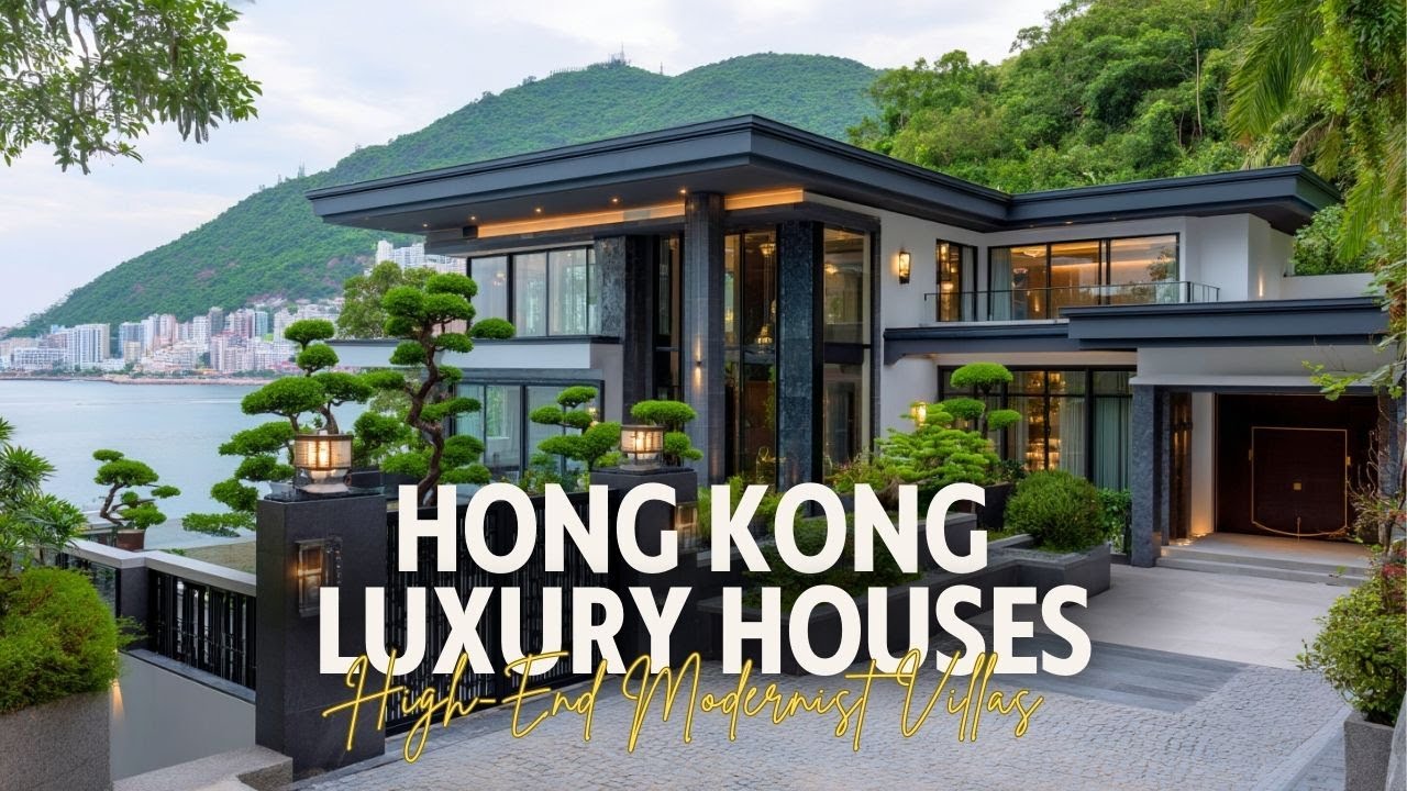 Hong Kong Luxury Houses High End Modernist Villas with Panoramic Views
