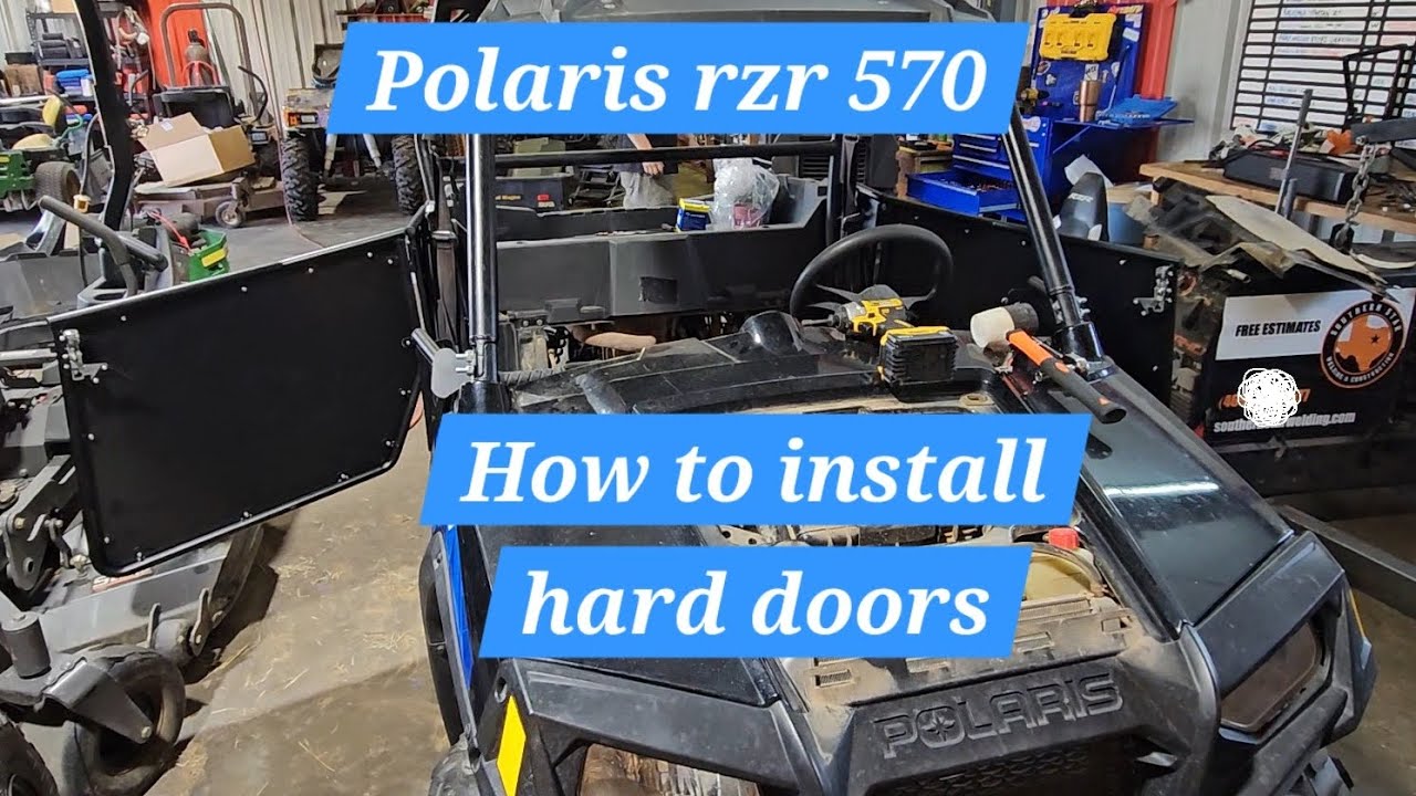 2015 Polaris rzr 570 How to install hard doors (Kaufu prp china brand)