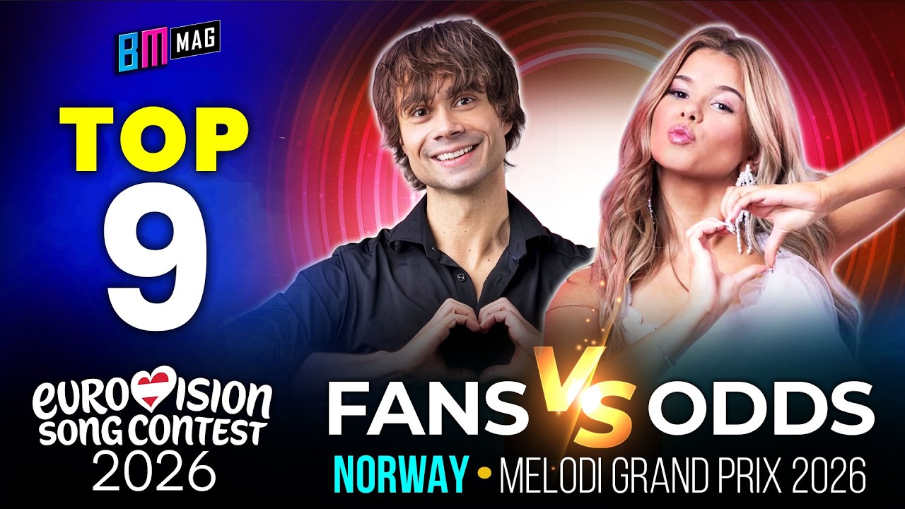 TOP 9 by 2,564 People vs. Betting Odds - Melodi Grand Prix 2026 - Norway's Selection for Eurovision