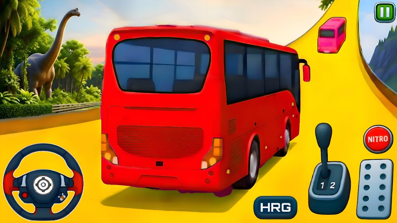🧩🚌 Испытания автобуса на «гравитационной полосе» – плавающие маршруты и тщательное управление трю...