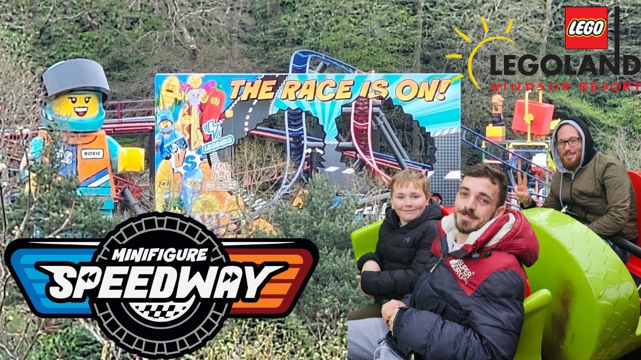 Minifigure Speedway, Opening Day - Legoland Resort Windsors New Dueling Rollercoaster