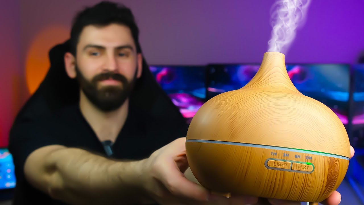 Otomatik Hava Nemlendirici Buhar Makinesi Oda Nemlendirici Aroma Dif&uuml;z&ouml;r!