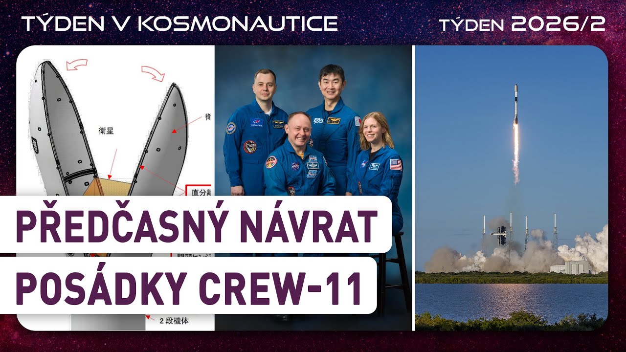 Týden v kosmonautice 2026/2 - Předčasný návrat Crew-11