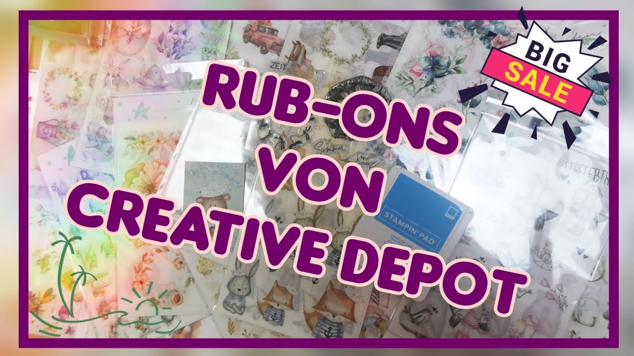 Rub-Ons Sale bei @creativedepot 🥳✨