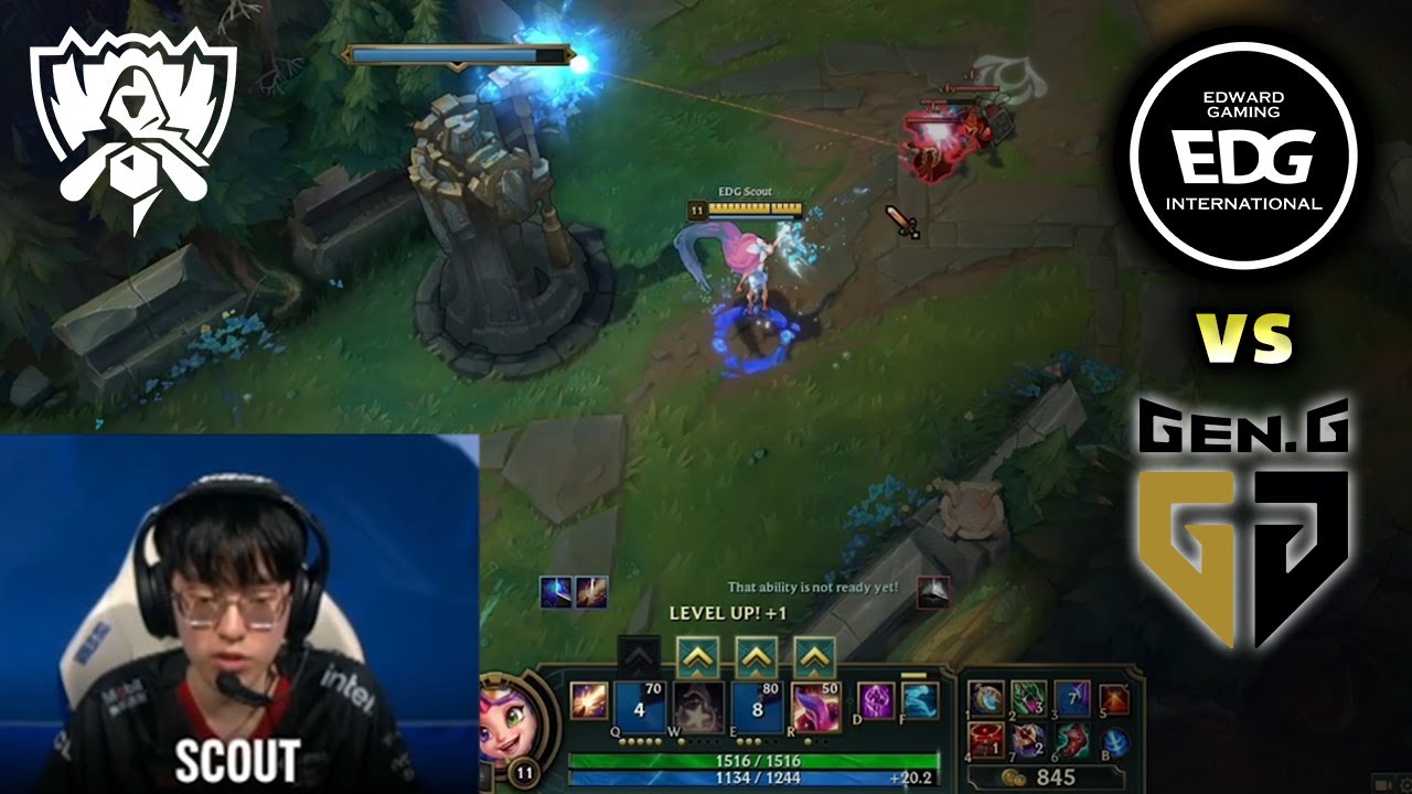 Scout on Zoe Mid Pro View - EDG vs. GEN - Worlds Semifinals G4 | Full Game VOD | LoL Worlds 2021