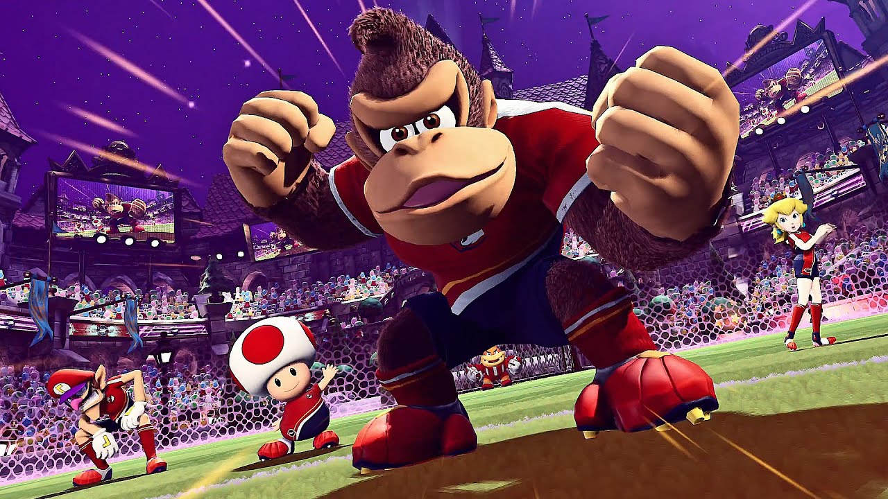 Donkey Kong Vs. Mario - Mario Strikers: Battle League ⁴ᴷ Switch [ As Requested ]