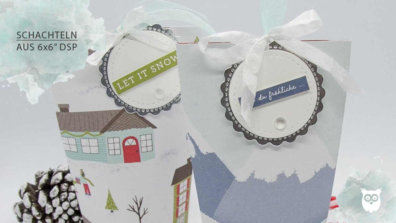 Designerpapier Aktion - Schachtel aus 6x6