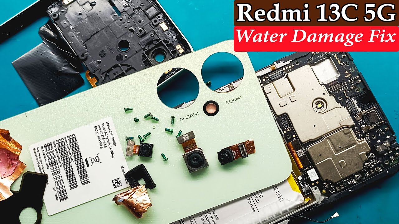 Redmi 13C 5G Water Damage Fix || Assemble & Disassemble.