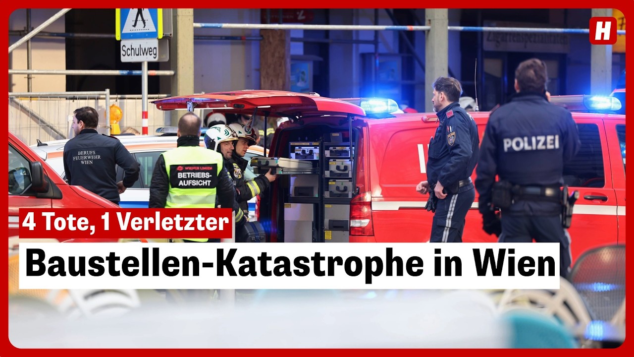 Baustellen-Katastrophe in Wien – Augenzeugen schockiert