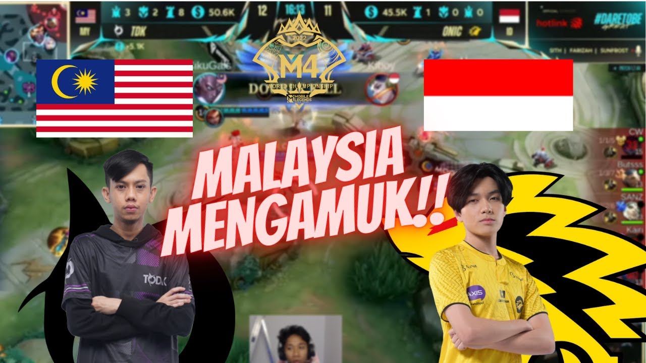 TODAK MENGAMUK!! M4 CHAMPIONSHIP TODAK VS ONIC GROUP STAGE