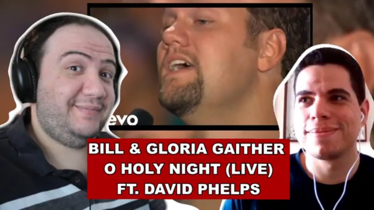 FIRST TIME SEEING David Phelps: O Holy Night (Live)  Bill & Gloria Gaither - TEACHER PAUL REACTS