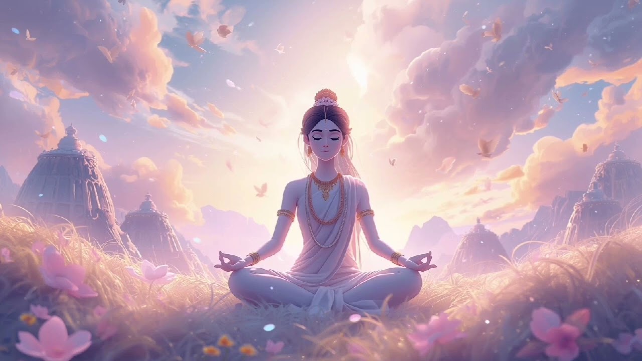  Morning Peace Raag Pahadi| Flute, Santoor & Tanpura | Soothing Indian Classical Instrumental Music