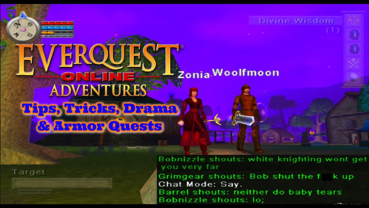 Let's Play EQOA: Episode 11 Tips, Tricks, Drama & Armor Quests