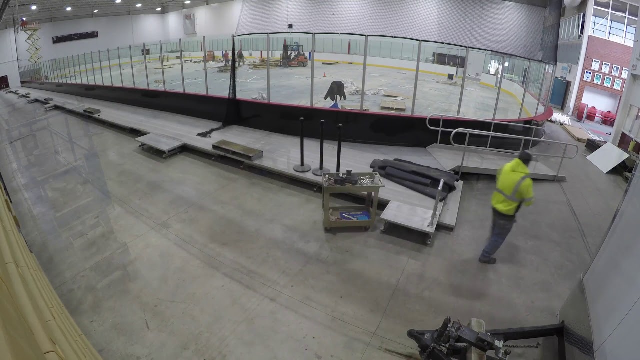 Sports Arena Boards & Ice Install - October 2019