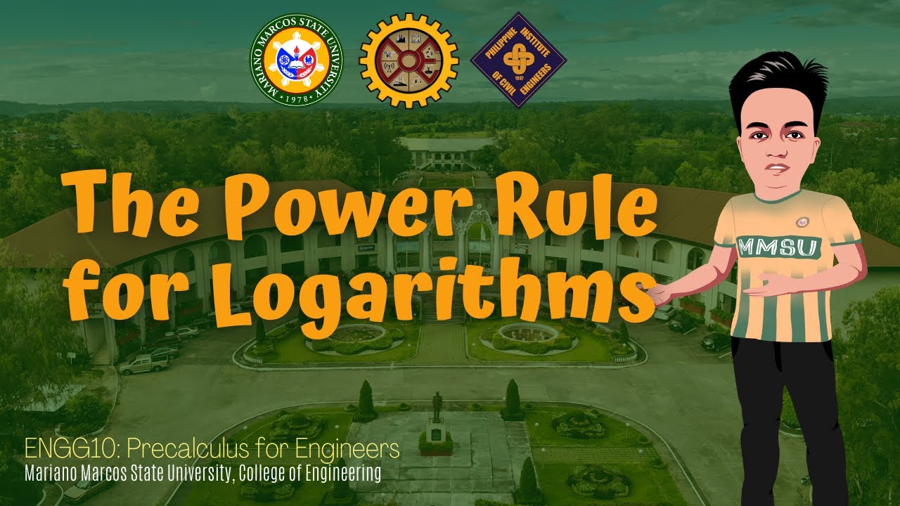 Power Rule for Logarithms | Properties of Logarithms | Logarithmic Function | Algebra | Precalculus
