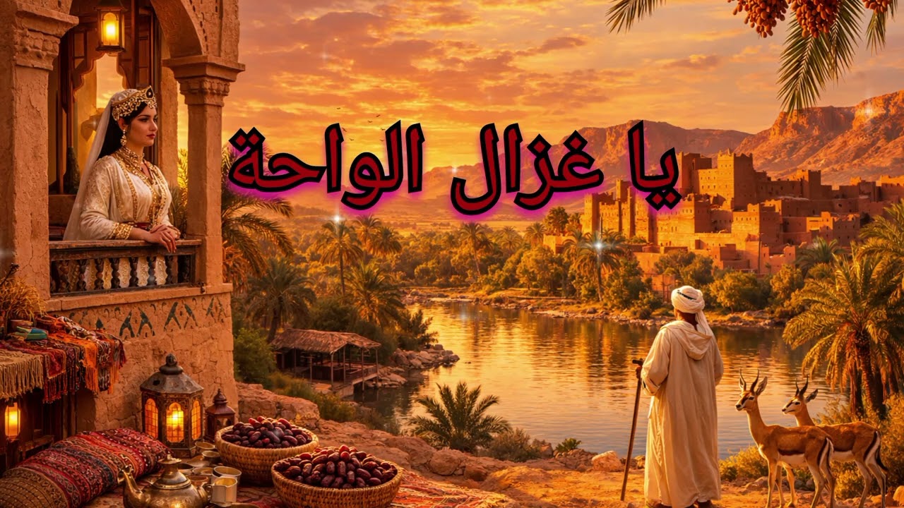 غزال الواحة  |  أغنية رائعة لن تمل منها   _  حين يتكلم القلب في أرض النخيل 