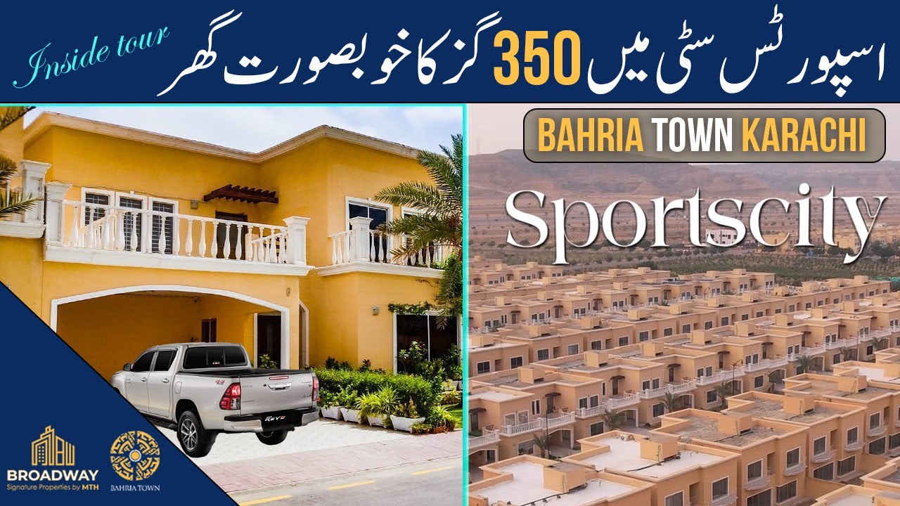 Inside a Stunning 350 Sq Yards Villa | Sports City, Bahria Town Karachi #villagelifestyle #karachi
