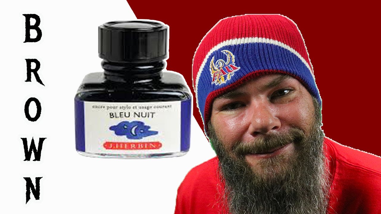 J  Herbin Lie de The Fountain Pen Ink #fountainpenink #fountainpens