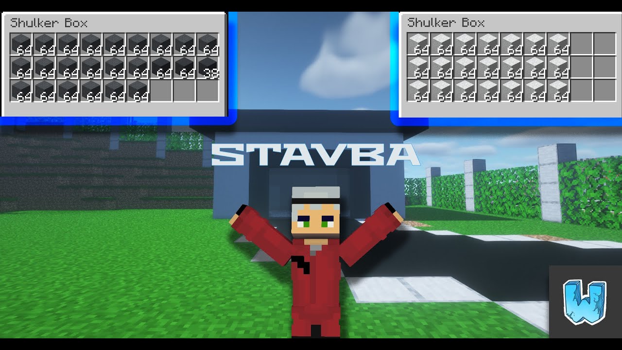 Stavba garáže na WarFareMC