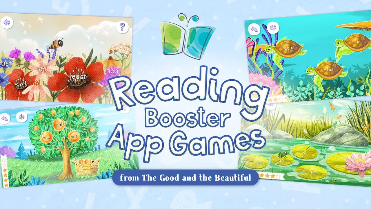 Reading Booster App Games | The Good and the Beautiful