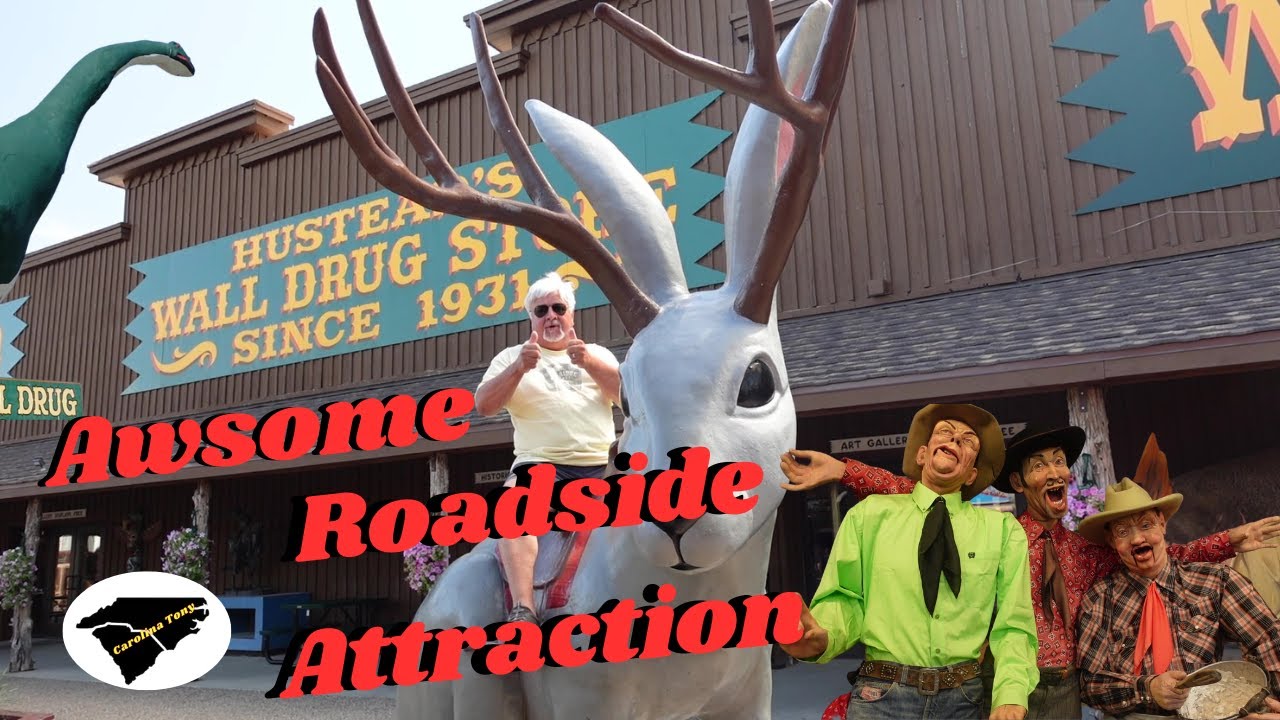 WALL DRUG : Historic And Largest Roadside Attraction in South Dakota