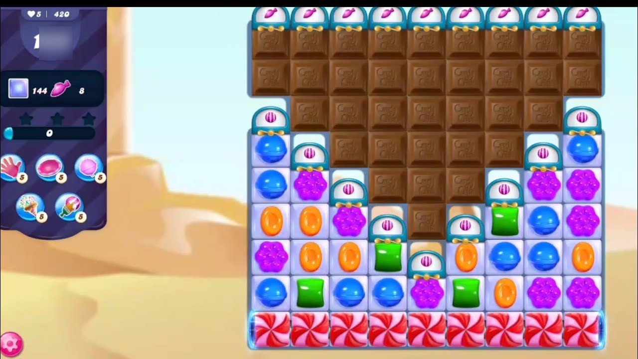 Let's Play Candy Crush Saga Level 421 To. 425