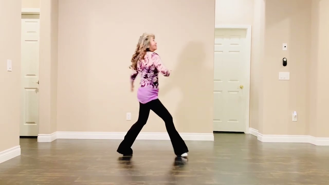 Lost In Tears - line dance, intermediate level, demo & tutorial