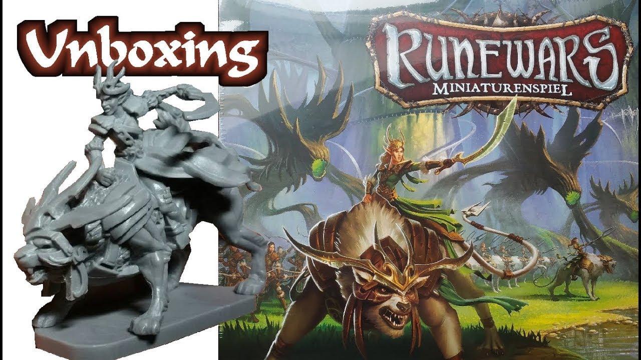 Runewars Miniaturenspiel Latari-Elfen Armee Erweiterung Unboxing für Beginner - was ist in der Box?
