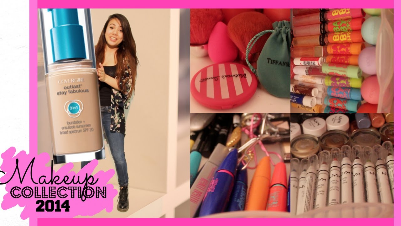 MAKEUP COLLECTION 2014!?! + Cheap/Cute Storage