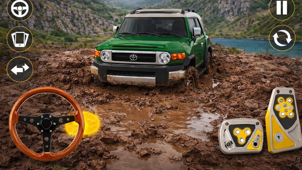🔥 Level 19 Dangerous Broken Road! | Off Road Jeep Stuck Challenge 🚙