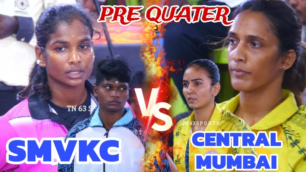 PRE QUATER |SMVKC vs CENTRAL RAILWAYS MUMBAI| THIRUPATHUR WOMENS TOURNAMENT