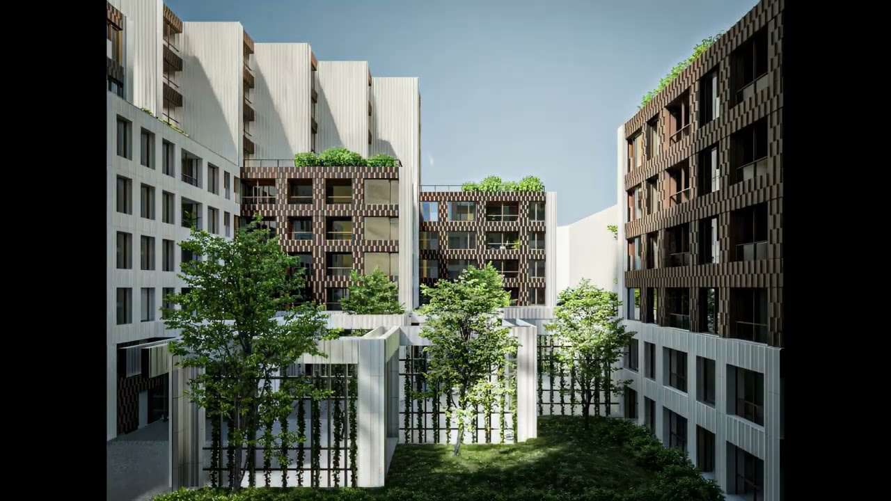 Novi Bežigrad animacija zunanjosti