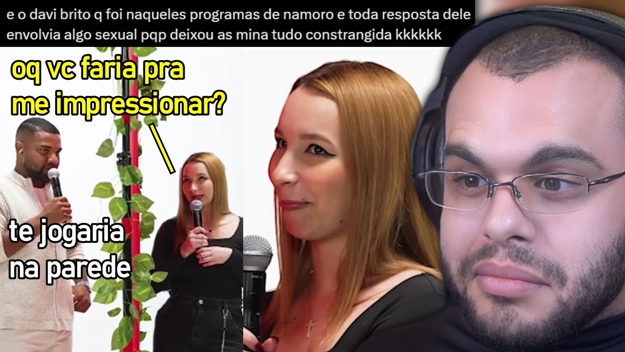 DAVI BRITO FOI ARRUMAR UMA NAMORADA E DEIXOU TODOS CONSTRANGIDOS COM&nbsp;SUA&nbsp;SAFADEZA