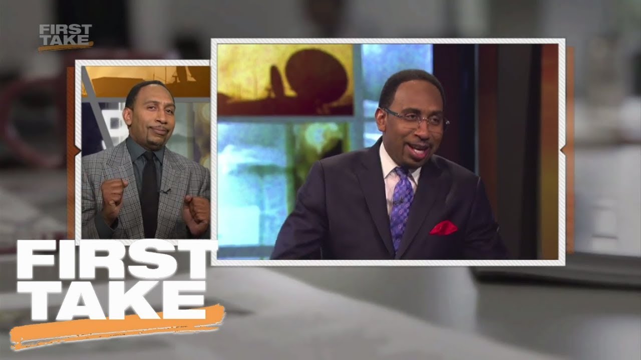 Stephen A. Smith dances alongside mashup about Cowboys | First Take | ESPN