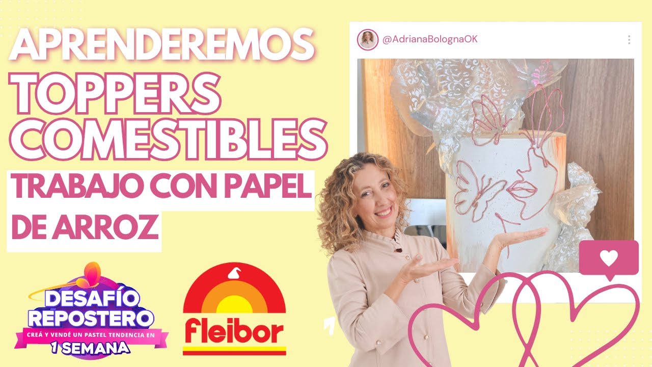 Toppers Comestibles y Trabajo en Papel de Arroz | #DesafioRepostero