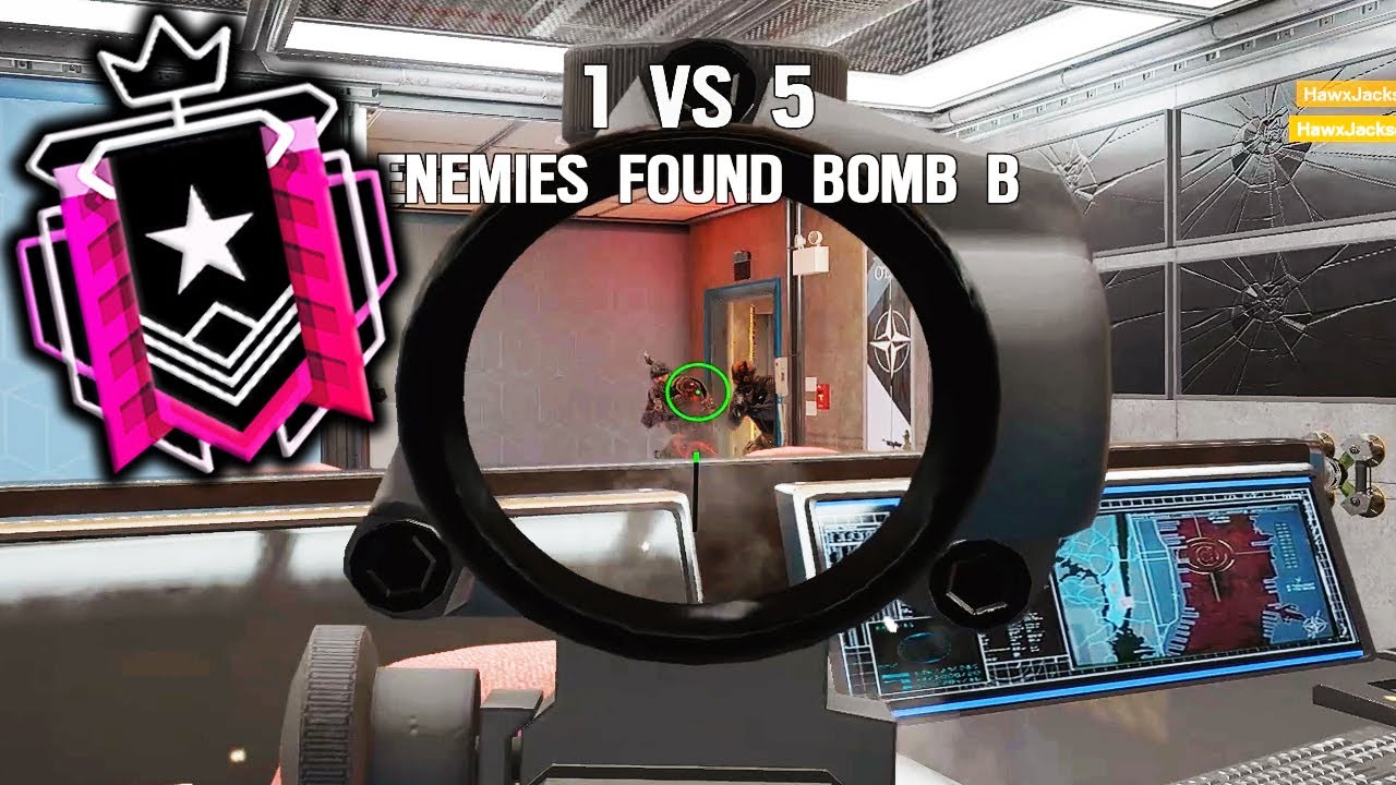 INSANE 1v5 Ace Clutch FTW - Rainbow Six Siege