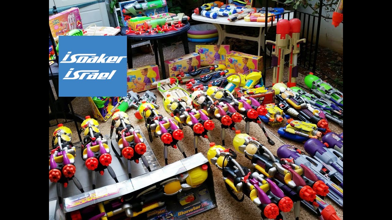 Water guns Armoury / Arsenal | My Super Soaker collection