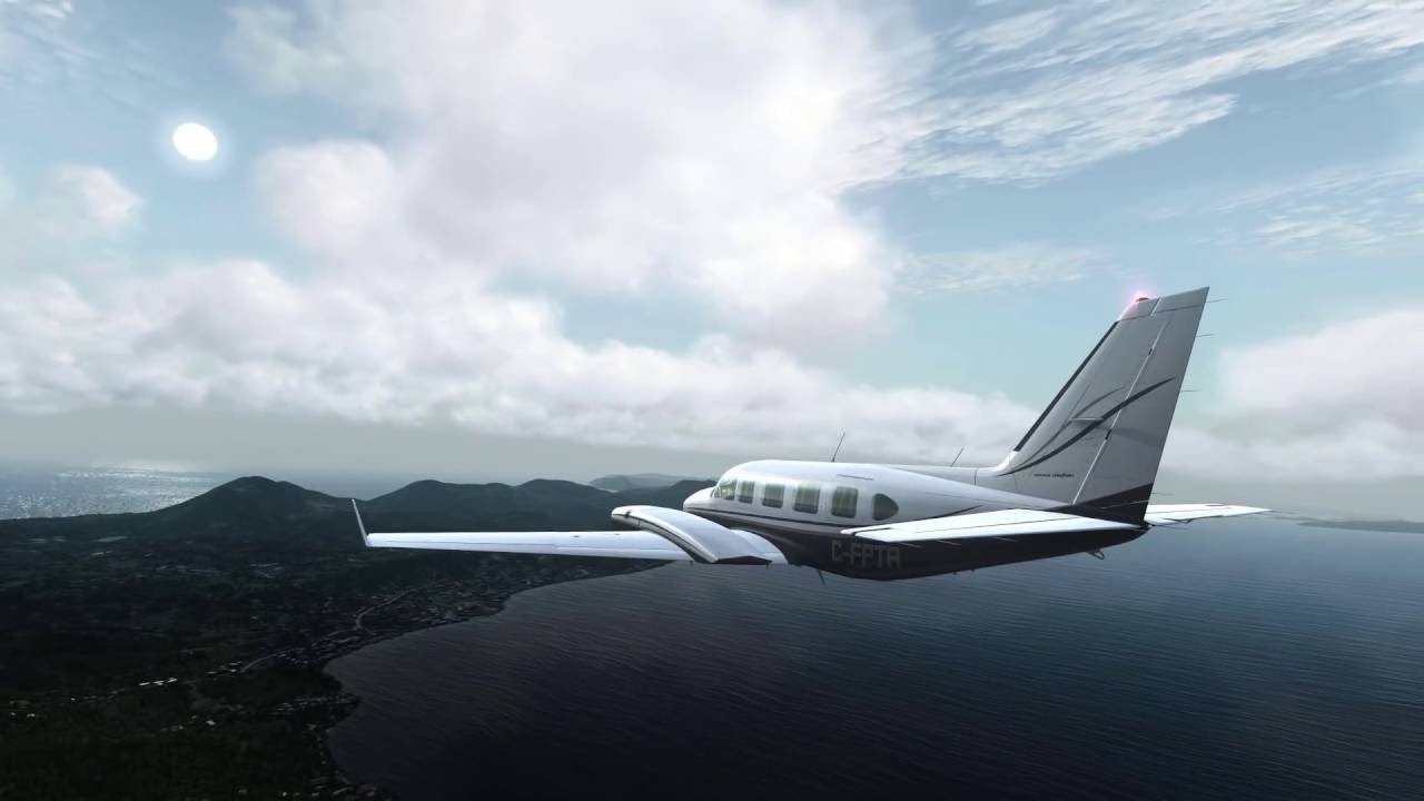 [P3D v3.4] VFR | PA 31-350 | Approaching LGKR, Corfu