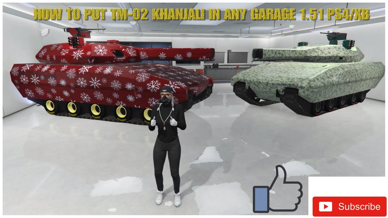 *SOLO* HOW TO PUT MODDED TM-02 KHANJALI IN ANY GARAGE 1.51 PS4-XB