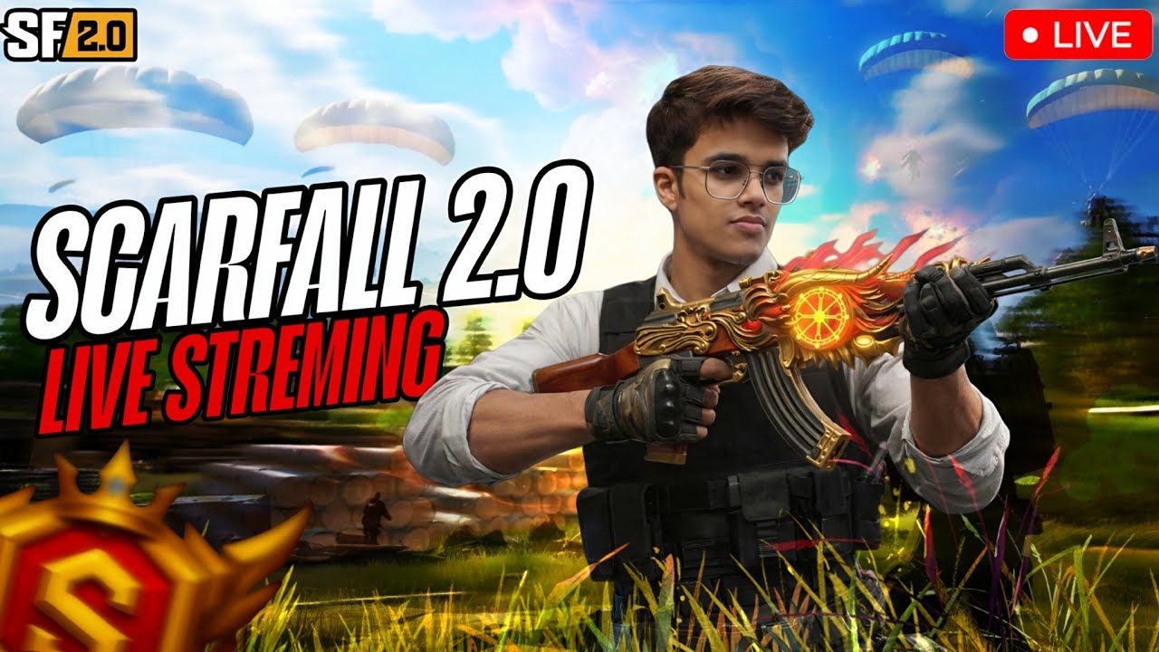 ScarFall 2.0 Rank Push LIVE 🔥 Conqueror Grind Begins!