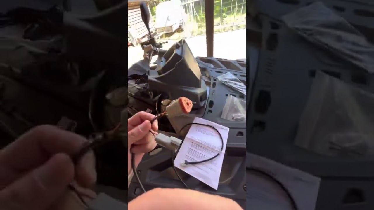 Can am outlander speed sensor location for installing Speedohealer #canam #atv #diy