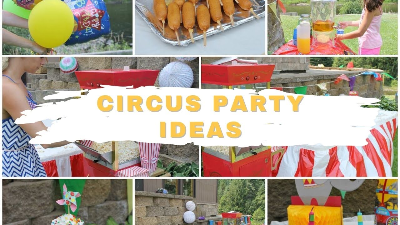 125+ Circus Theme Party Decoration Ideas 2025 🎉 DIY Circus Birthday Party & Decoration Tips