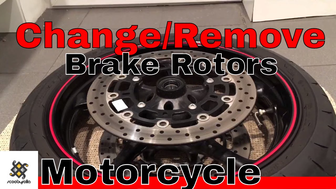 How To Change Or Remove Motorcycle Brake Rotors