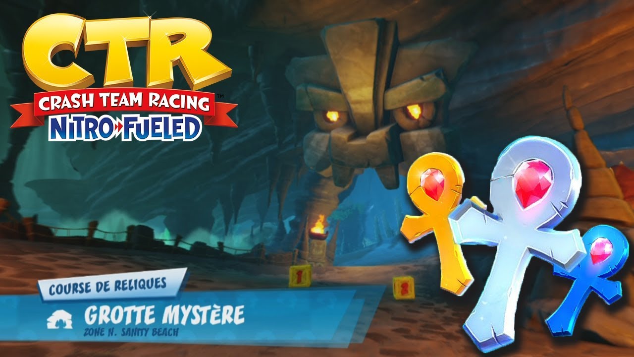 Relique de Temps Platine – Grotte Mystère | Crash Team Racing Nitro Fueled