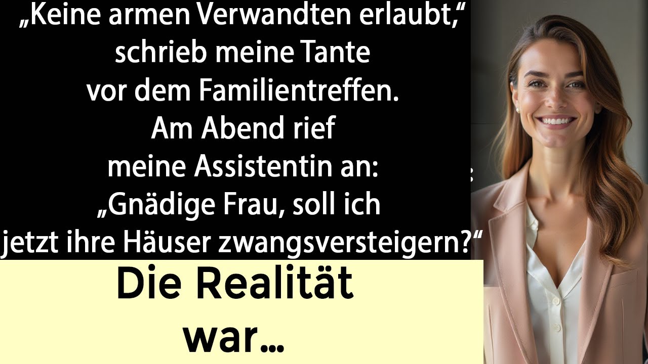 Sie warfen mich raus wegen Armut – doch ich kehrte zurück mit Chauffeur, Security und Notar.
